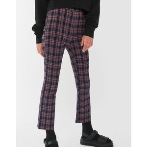 Urban Outfitters Lola Kick Flare Plaid Pants